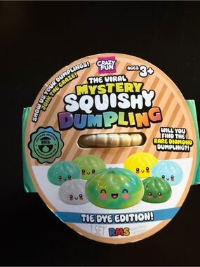 New Viral Mystery Squishy Viral Tie Dye Dumpling Crazy Fun RMS Squeeze Diamond
